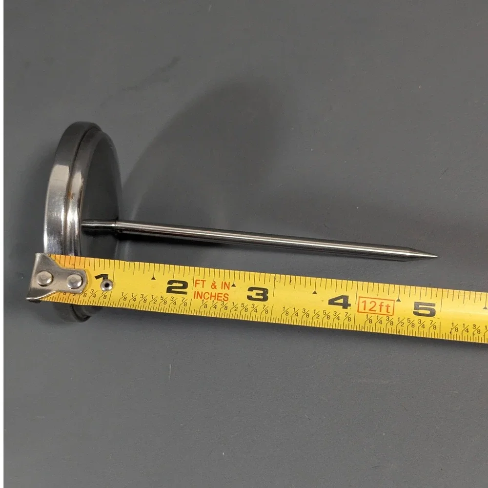 Vintage Taylor 5939 Meat Thermometer Stainless Steel Analog Oven Safe NSF 5 Inch